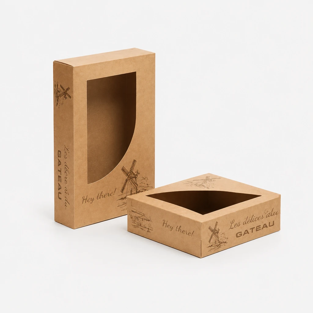 Custom Kraft Die Cut Boxes